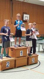 Julius Thiem gewinnt den Bezirksentscheid der mini-Meisterschaften in Strackholt